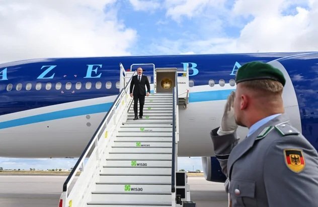 Prezident İlham Əliyev Almaniyaya rəsmi səfərə yola düşüb