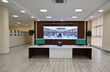 Prezident İlham Əliyev "Yeni Səngəçal" yarımstansiyasının açılışında iştirak edib Prezident İlham Əliyev "Yeni Səngəçal" yarımstansiyasının açılışında iştirak edib